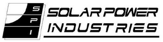 SPI SOLAR POWER INDUSTRIES logo