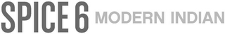 SPICE 6 MODERN INDIAN logo