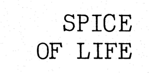 SPICE OF LIFE logo