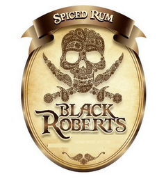 SPICED RUM BLACK ROBERTS logo