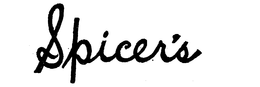 SPICER'S logo