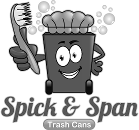 SPICK & SPAN TRASH CANS logo