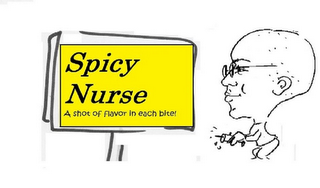 SPICY NURSE A SHOT OF FLAVOR IN EVERY BITE! logo