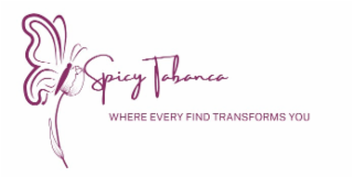 SPICY TABANCA  WHERE EVERY FIND TRANSFORMS YOU logo