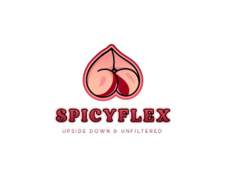SPICYFLEX UPSIDE DOWN & UNFILTERED logo