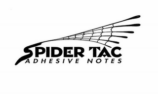 SPIDER TAC ADHESIVE NOTES logo