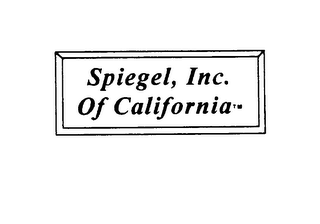 SPIEGEL, INC. OF CALIFORNIA logo