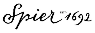 SPIER ESTD 1692 logo