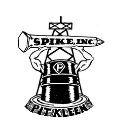 SPIKE, INC. P PIT KLEEN logo