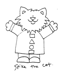 SPIKE THE CAT. logo