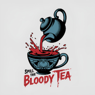 SPILL THE BLOODY TEA logo