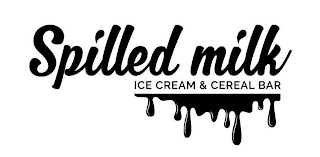 SPILLED MILK ICE CREAM & CEREAL BAR logo
