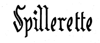 SPILLERETTE logo