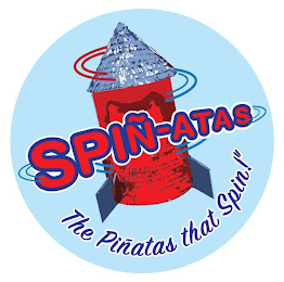 SPIN-ATAS THE PINATAS THAT SPIN!" logo
