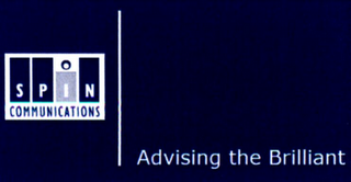 SPIN COMMUNICATIONS ADVISING THE BRILLIANT logo