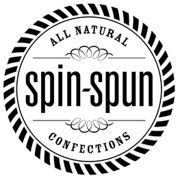 SPIN-SPUN ALL NATURAL CONFECTIONS logo