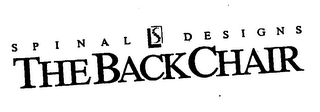 SPINAL DESIGNS THE BACK CHAIR logo
