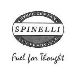 SPINELLI COFFEE COMPANY SAN FRANCISCO FUEL FOR THOUGHT logo
