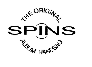 SPINS THE ORIGINAL ALBUM HANDBAG logo