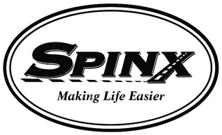 SPINX MAKING LIFE EASIER logo