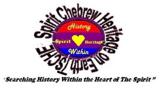 SPIRIT CHEBREW HERITAGE ON EARTH TSCHE SPIRIT HERITAGE HISTORY WITHIN SEARCHING HISTORY WITHIN THE HEART OF THE SPIRIT logo