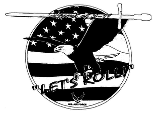 SPIRIT OF 9-11 LET'S ROLL U.S. AIR FORCE logo