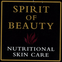 SPIRIT OF BEAUTY NUTRITIONAL SKIN CARE logo