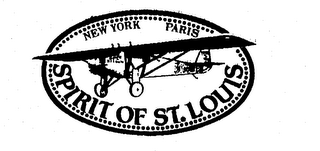 SPIRIT OF ST. LOUIS NEW YORK PARIS logo