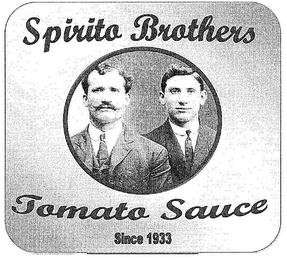 SPIRITO BROTHERS TOMATO SAUCE SINCE 1933 logo