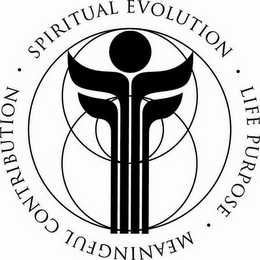 SPIRITUAL EVOLUTION · LIFE PURPOSE · MEANINGFUL CONTRIBUTION · logo