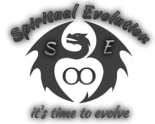 SPIRITUAL EVOLUTION S E IT'S TIME TO EVOLVE logo