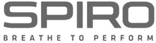 SPIRO BREATHE TO PERFORM logo