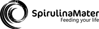 SPIRULINA MATER FEEDING YOUR LIFE logo