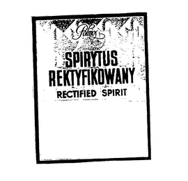 SPIRYTUS REKTYFIKOWANY RECTIFIEDSPIRIT logo