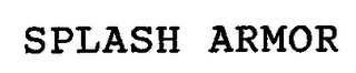 SPLASH ARMOR logo