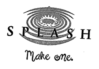 SPLASH MAKE ONE. logo