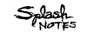 SPLASH NOTES logo