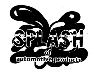 SPLASH OF AUTOMOTIVE PRODUCTS logo