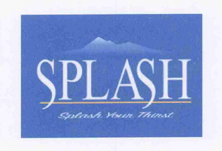 SPLASH SPLASH YOUR THIRST logo