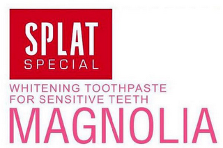 SPLAT SPECIAL WHITENING TOOTHPASTE FOR SENSITIVE TEETH MAGNOLIA