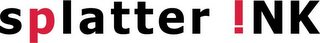 SPLATTER !NK logo