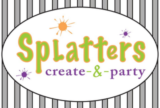 SPLATTERS CREATE-&-PARTY logo