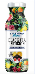 SPLENDID BLEND BLACK TEA INFUSION 100% NATURAL JUICE logo