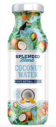 SPLENDID BLEND COCONUT WATER 100% NATURAL JUICE logo