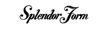 SPLENDOR FORM logo
