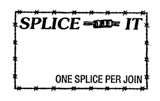 SPLICE IT ONE SPLICE PER JOIN logo