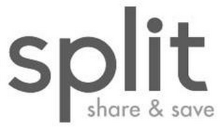 SPLIT SHARE & SAVE logo