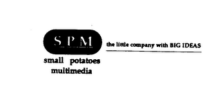 SPM SMALL POTATOES MULTIMEDIA THE LITTLE COMPANY WITH BIG IDEAS logo