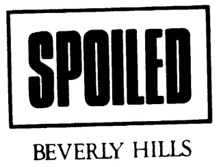 SPOILED BEVERLY HILLS logo