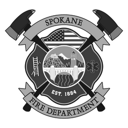 SPOKANE FIRE DEPARTMENT EST. 1884 logo